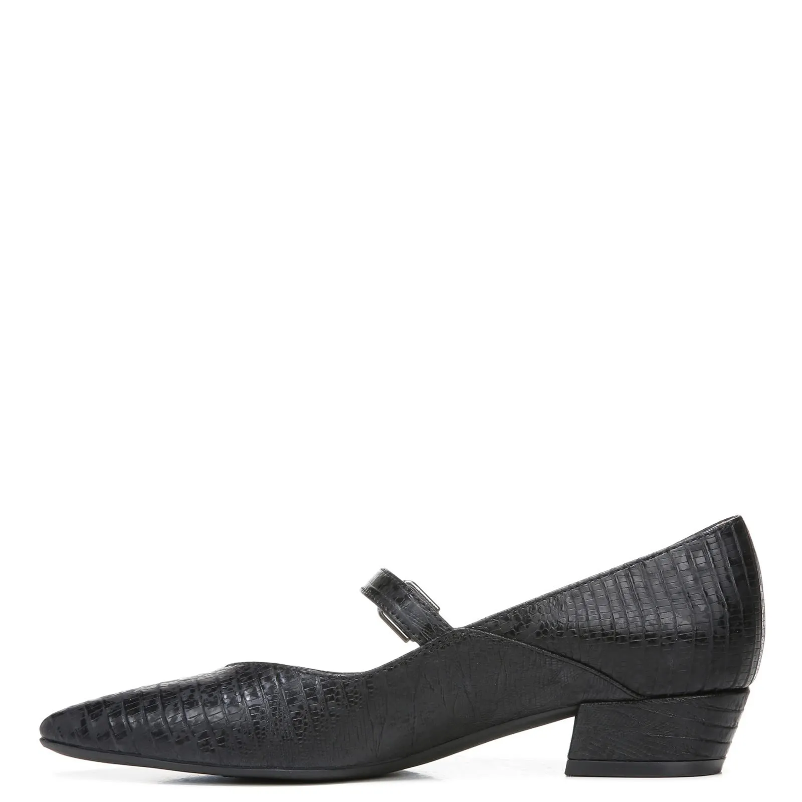 Jane Toe Florencia Fashion Naturalizer Buckle Black 10 Top value Pumps Lizard Retro-inspired Mary Pointed