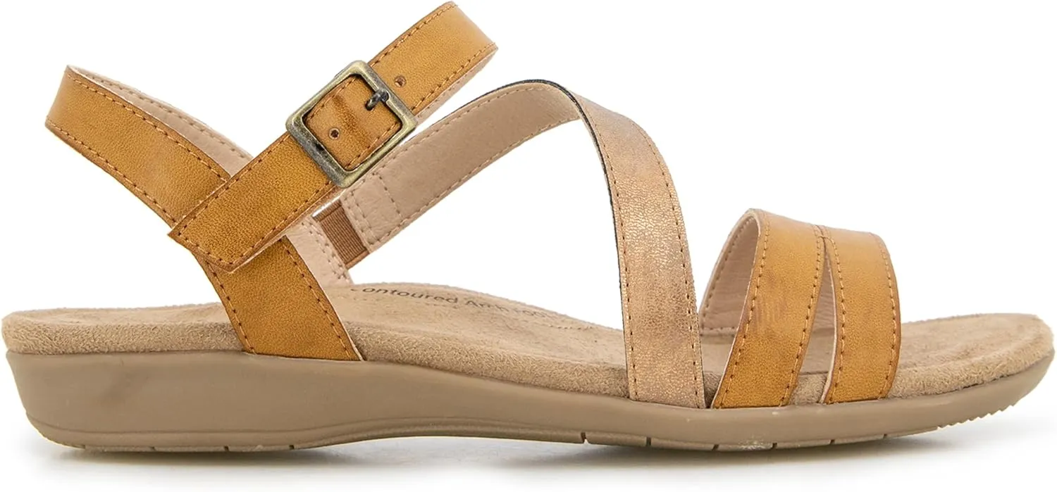 JBU Women's Fashion Flat Sandal
