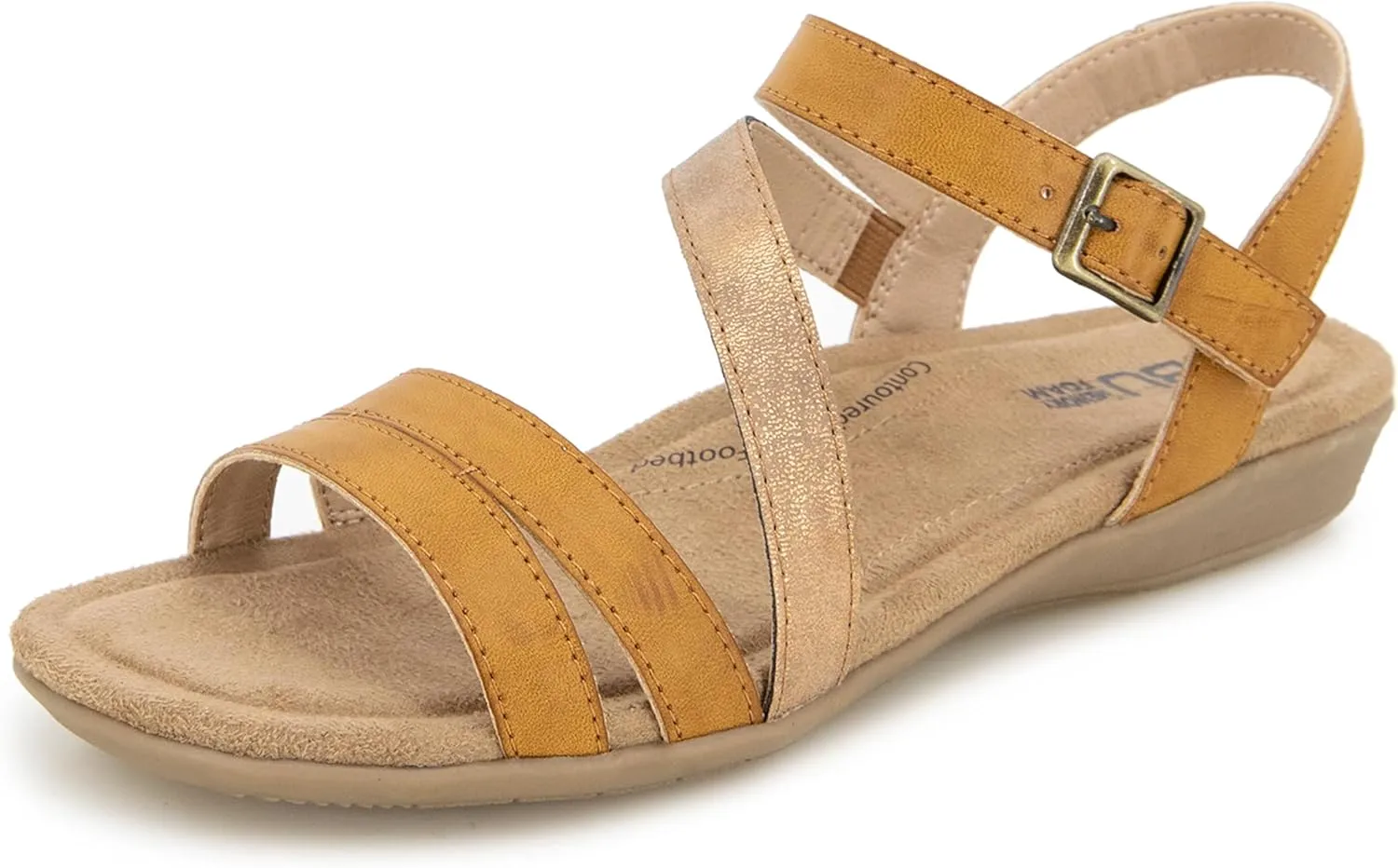 JBU Women's Fashion Flat Sandal
