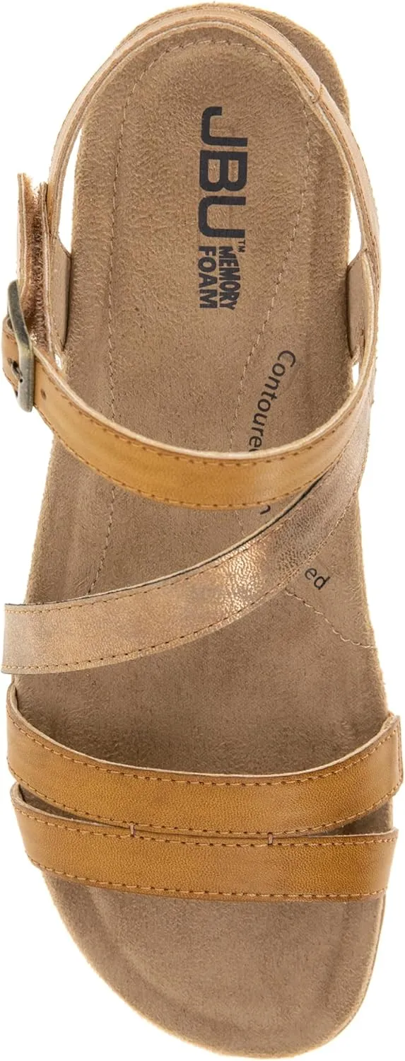 JBU Women's Fashion Flat Sandal