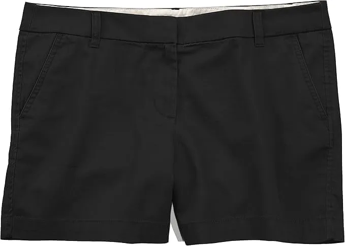 J.Crew Mercantile Women's 5" Classic Chino Short (2, Black)