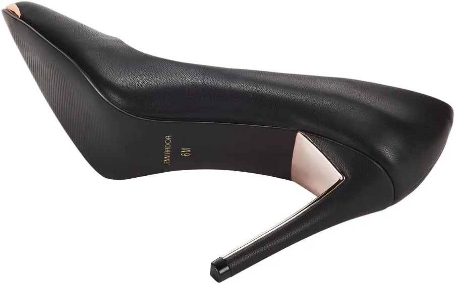 JENN ARDOR Womens Heels 4 Inch High Heels for Women Stiletto Pumps Closed Pointed Toe Office Lady Wedding Party Elegant Dress Heeded Shoes