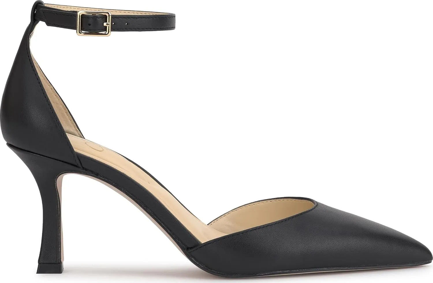 Jessica Simpson Womens Foxena Padded Insole Leather Ankle Strap