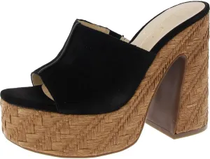 Jessica Simpson Womens Xona2 Peep Toe Slip On Platform Sandals
