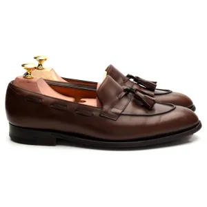 'Jihel' Brown Leather Tassel Loafer UK 7.5 E