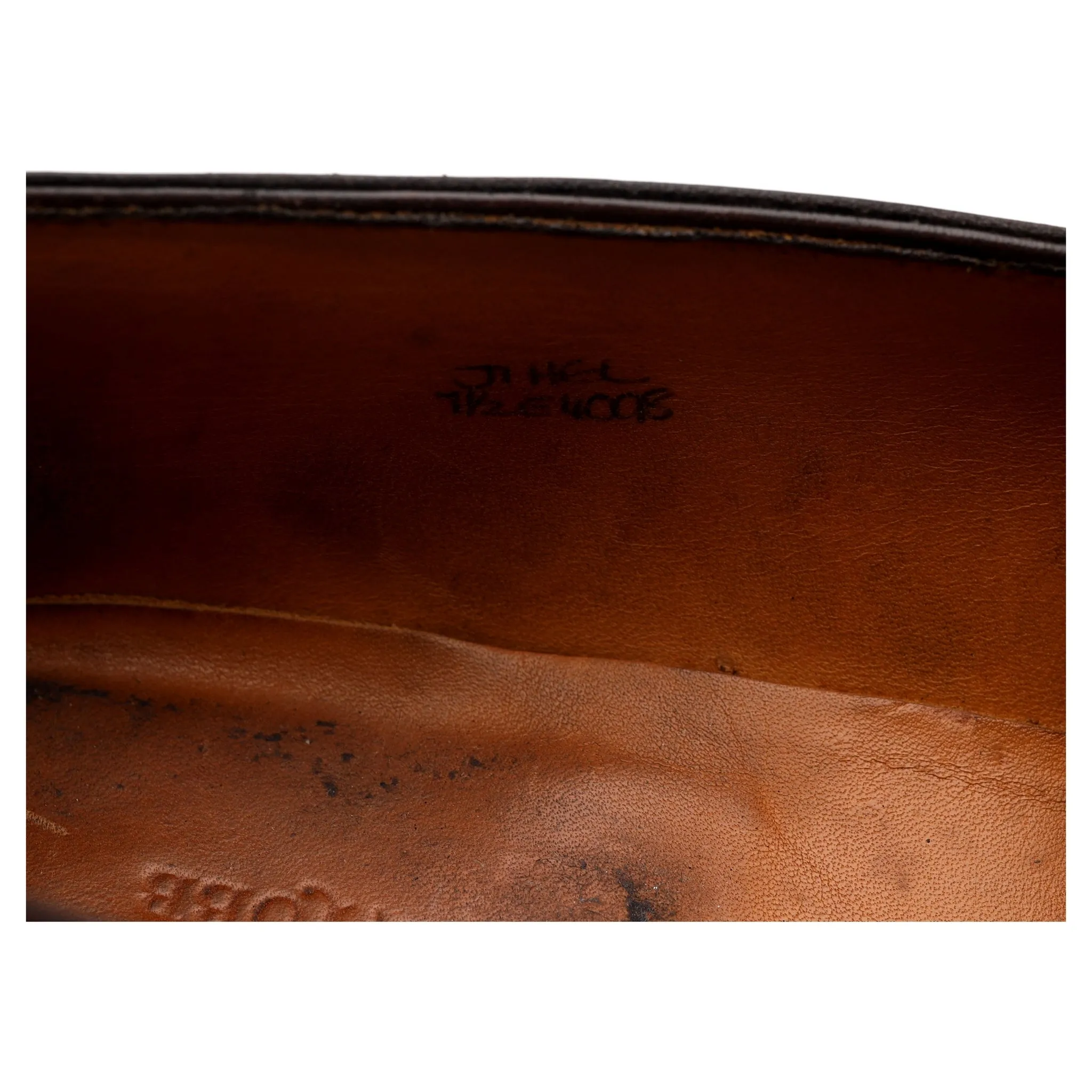'Jihel' Brown Leather Tassel Loafer UK 7.5 E