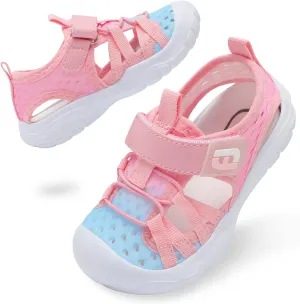 JOINFREE Toddler Boys Girls Water Shoes Breathable Qucik Dry Sport Beach Sandals Lightweight Barefoot Flexible