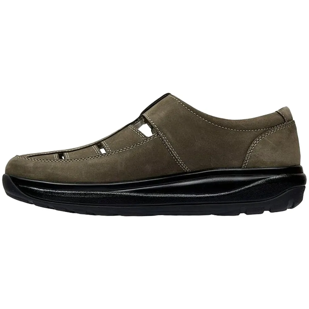 Joya Fisherman Nubuck Leather Men's Slip-On Sandals