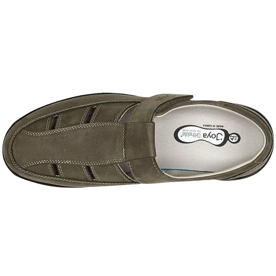 Joya Fisherman Nubuck Leather Men's Slip-On Sandals