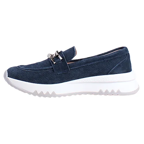 Kate Appleby Ladies Wedge Loafers - Sawston - Navy