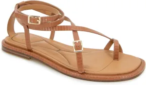 Kenneth Cole New York Women's Paros Flat Sandal, TAN, 8.5