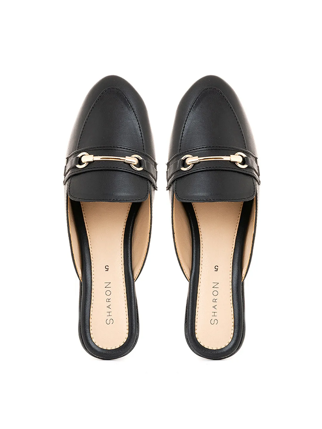 Khadim Sharon Wedge Heel Loafer Mule Sandal for Women