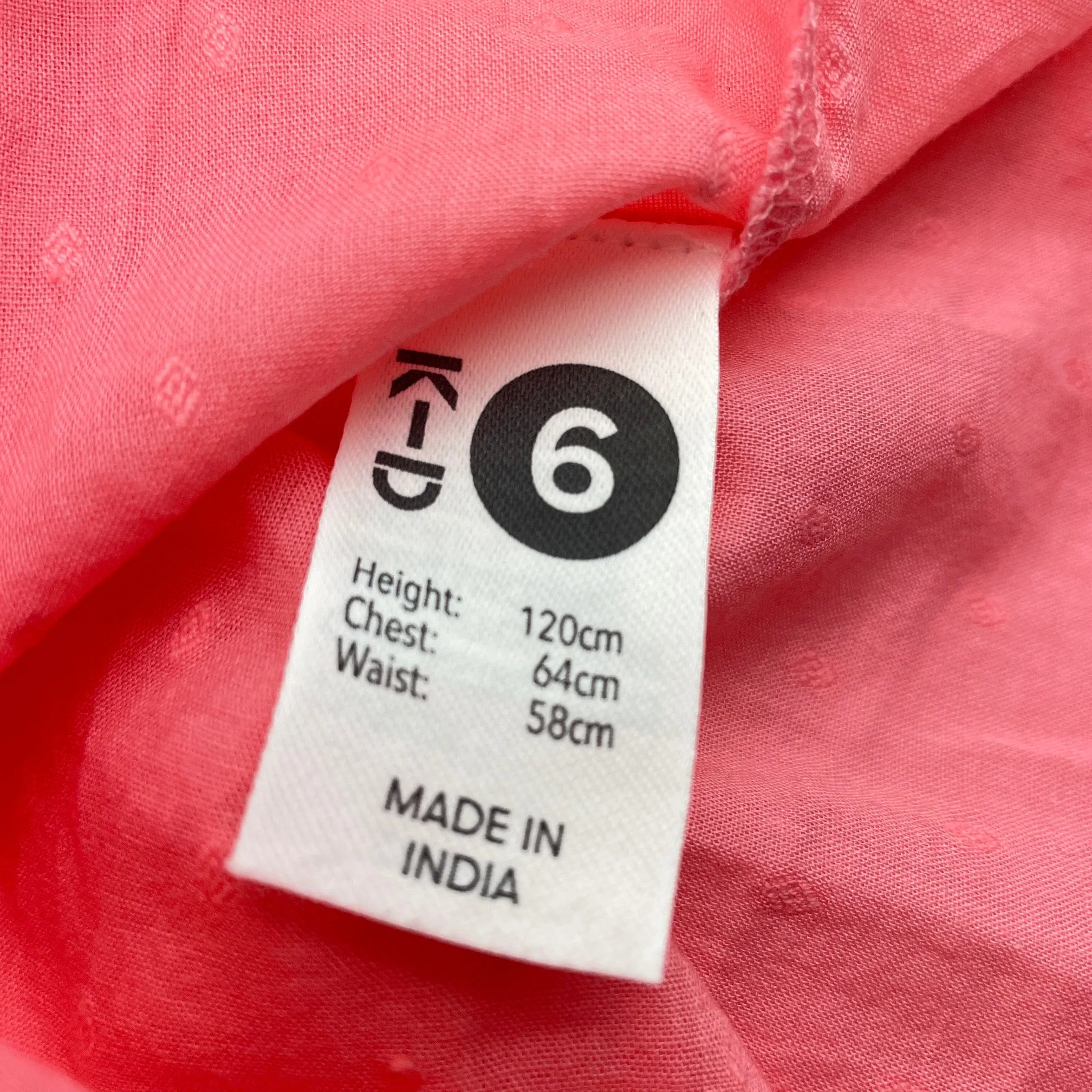 KID lightweight cotton top, size 6, Pre-loved