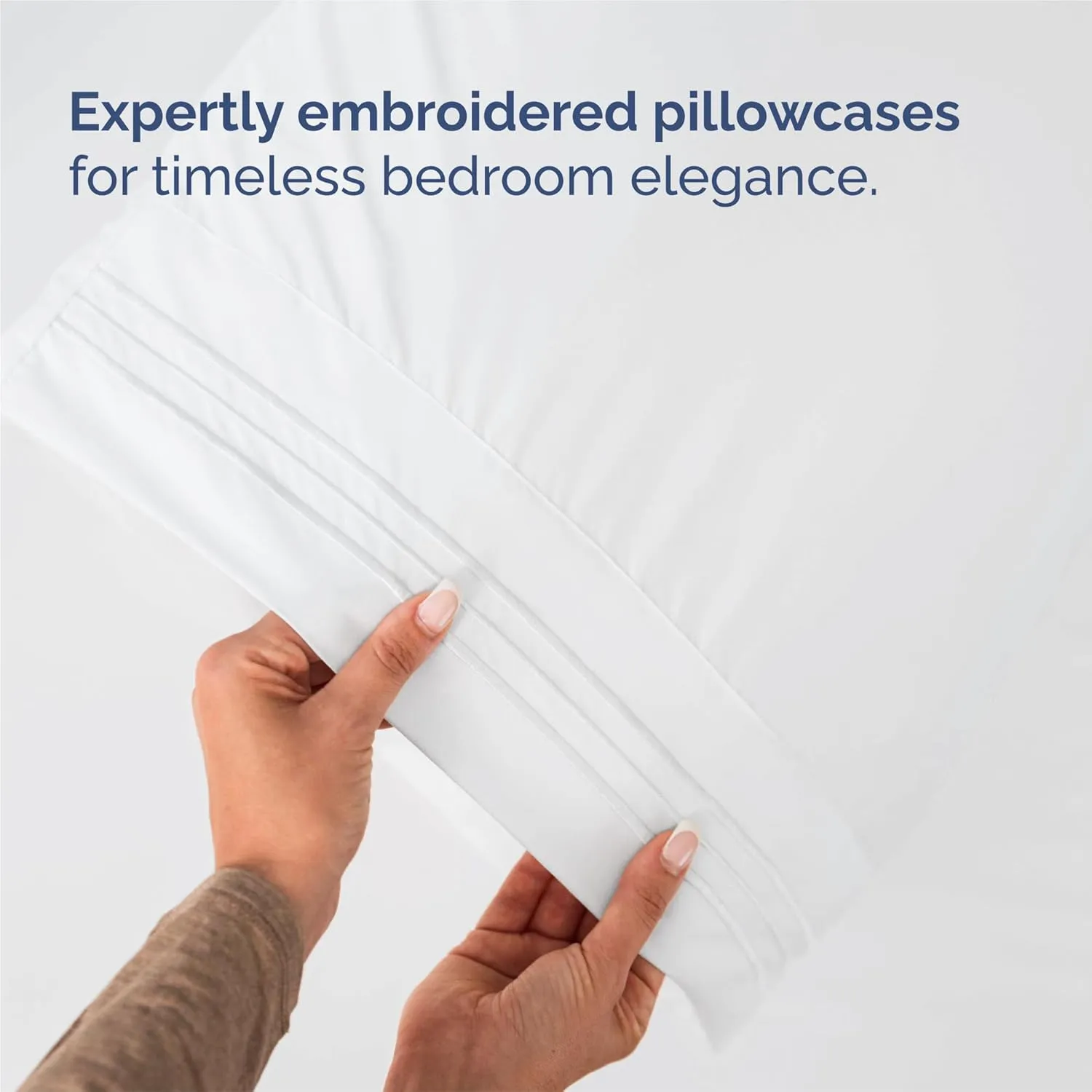 King Size 4 Piece Sheet Set - Comfy Breathable & Cooling Bed Sheets Set - Hotel Luxury Bedding for Women, Men, Kids & Teens - Deep Pockets, Easy Secure Fit, Soft and Wrinkle Free - Oeko-Tex - White