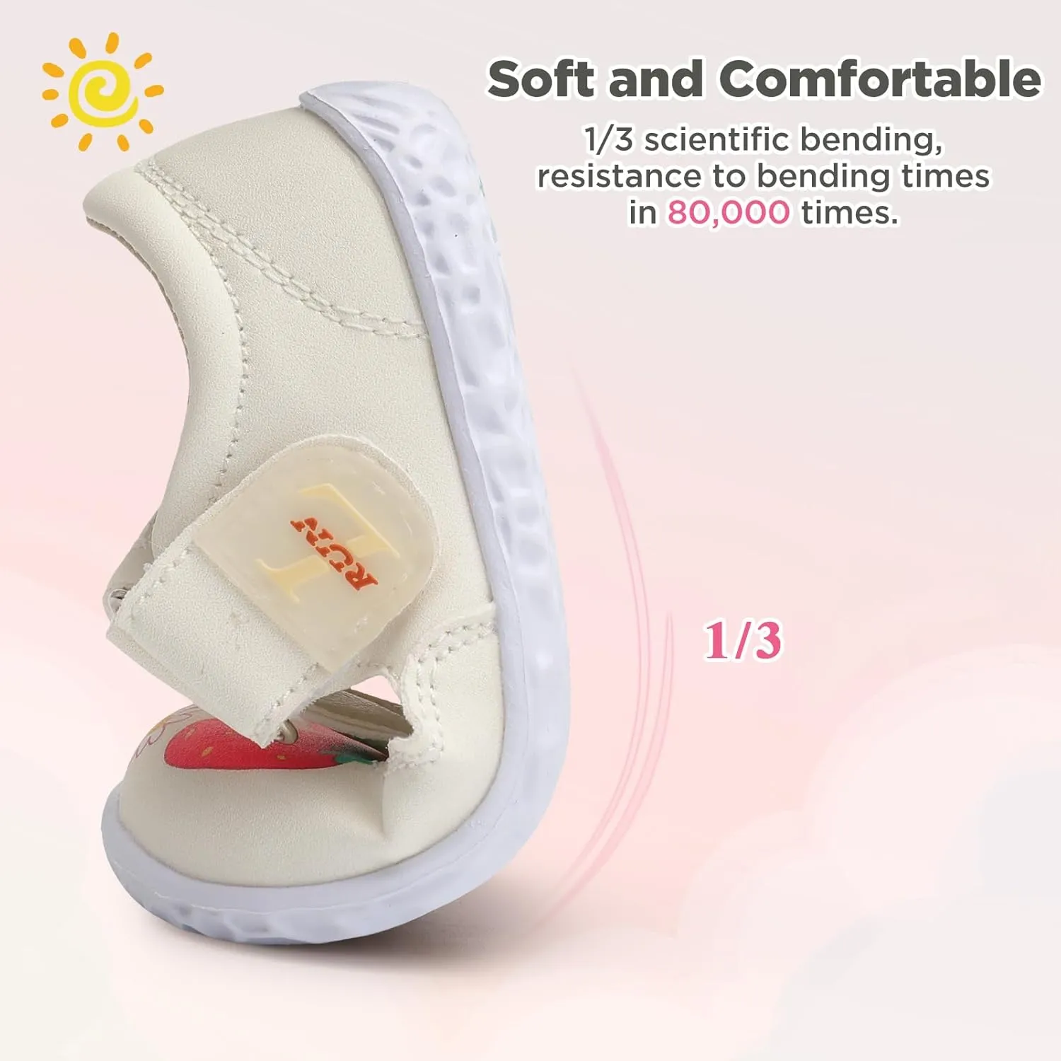L-RUN Toddler Girls Dress Shoes Lightweight Mary Jane Shoes for Girls Anti-Slip School Shoes for Toddler Girls