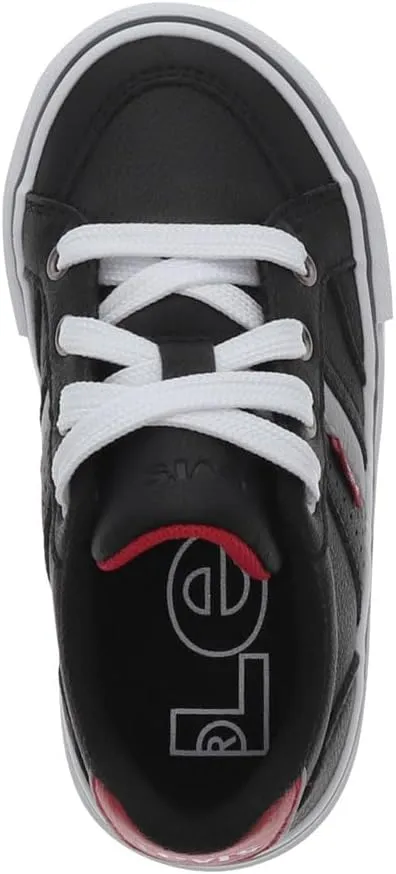 Levi's Toddler Avery Synthetic Leather Casual Lace Up Sneaker Shoe