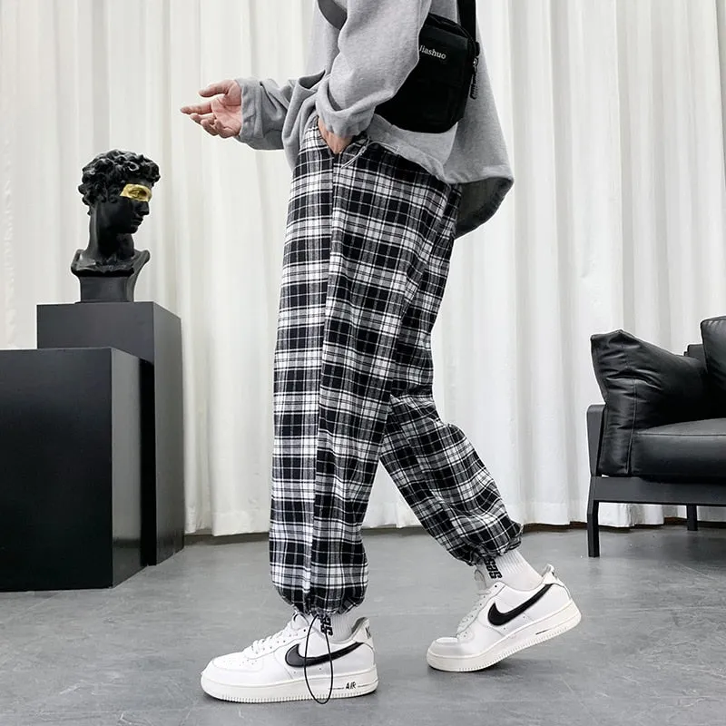 Lightweight Plaid Pants