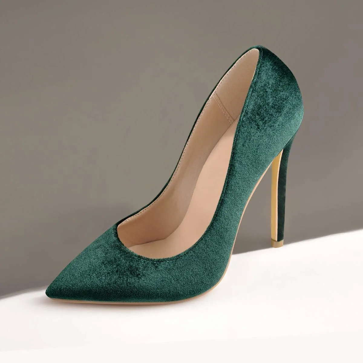 LISHAN Women's Pointed Toe High Heel Pumps