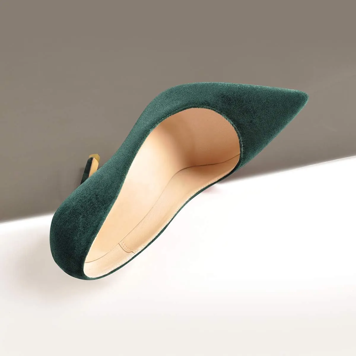 LISHAN Women's Pointed Toe High Heel Pumps