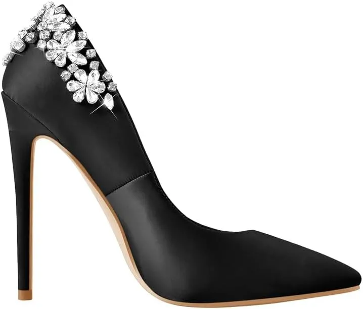 LISHAN Women's Pointed Toe High Heel Pumps
