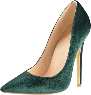 LISHAN Women's Pointed Toe High Heel Pumps