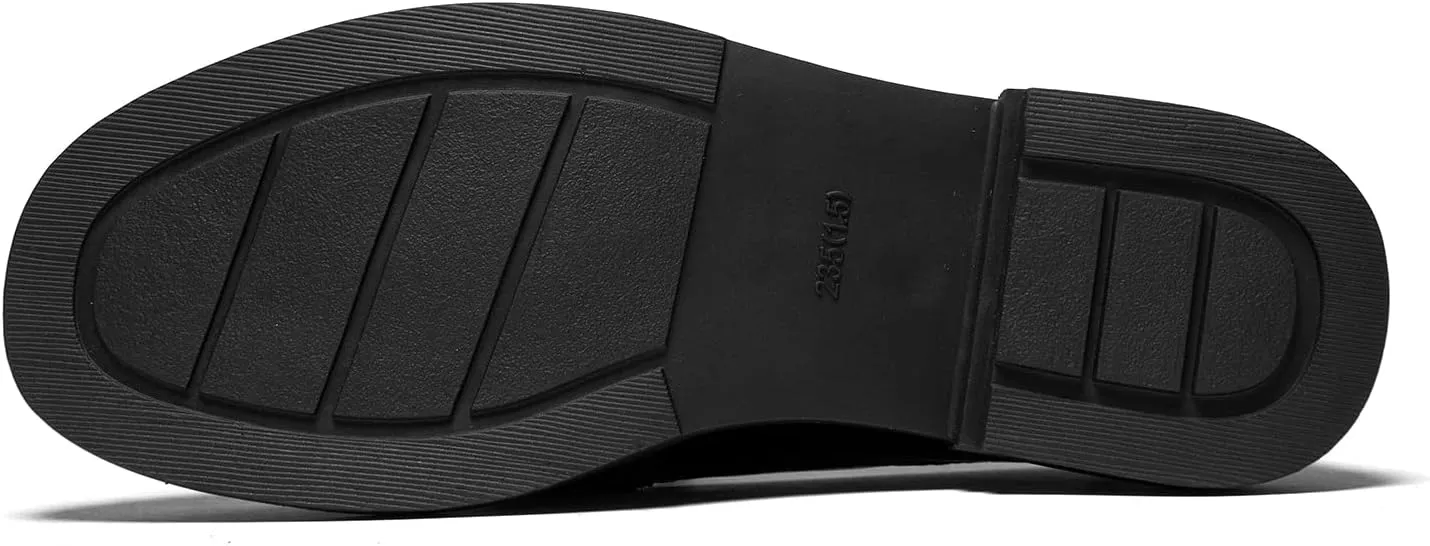 Loafers for Women Dressy Shoes Leather Penny Comfort for Work Platform Chunky