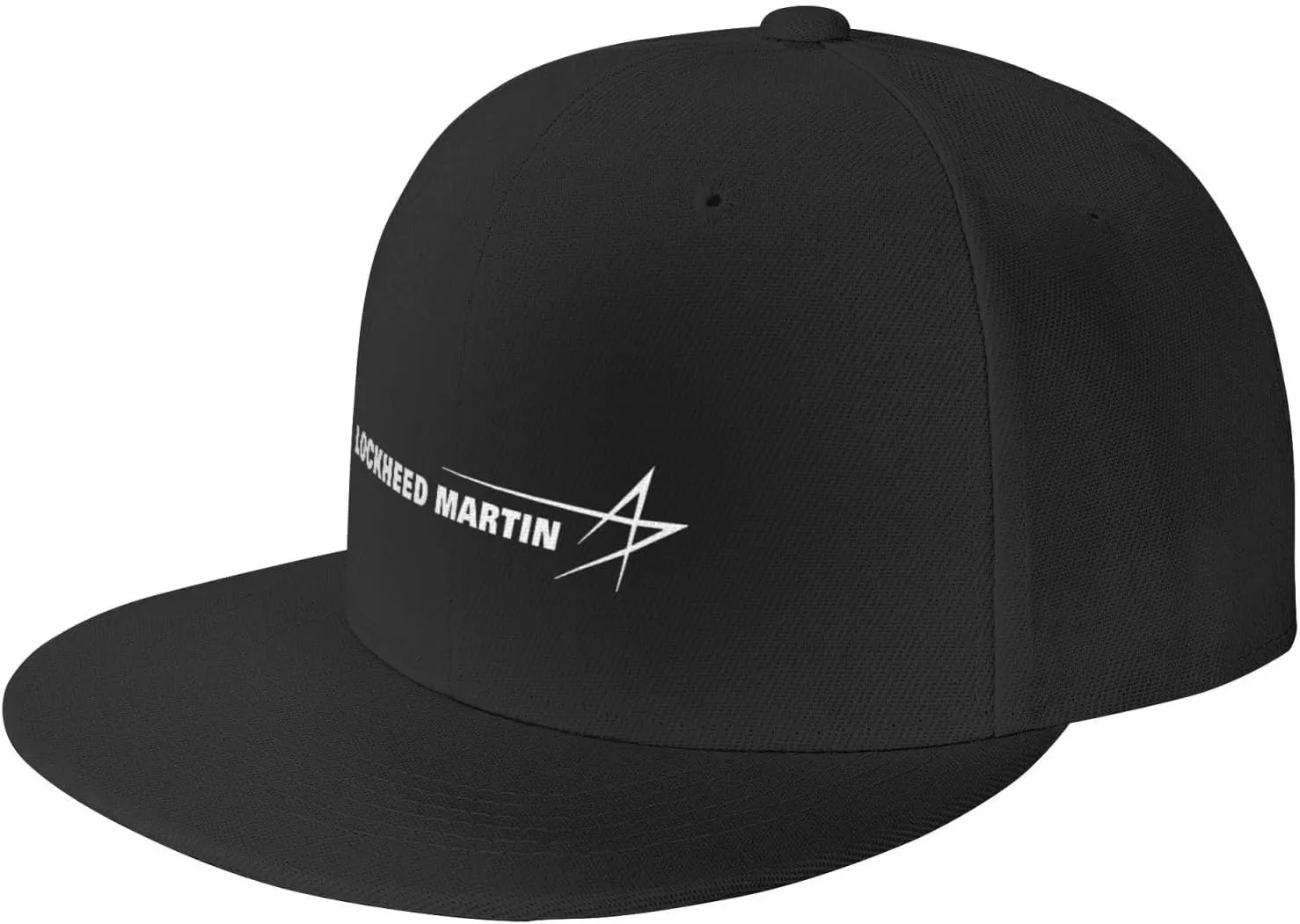 Lockheed Martin Hats for Men Flat Bill Fitted Caps Hiphop Rap Adjustable Baseball Trucker Dad Hat