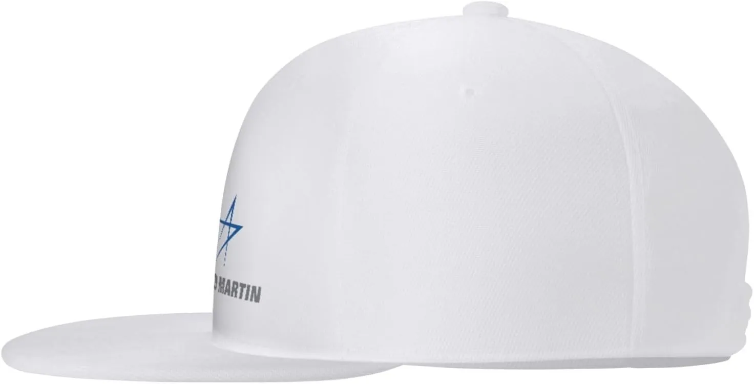 Lockheed Martin Hats for Men Flat Bill Fitted Caps Hiphop Rap Adjustable Baseball Trucker Dad Hat