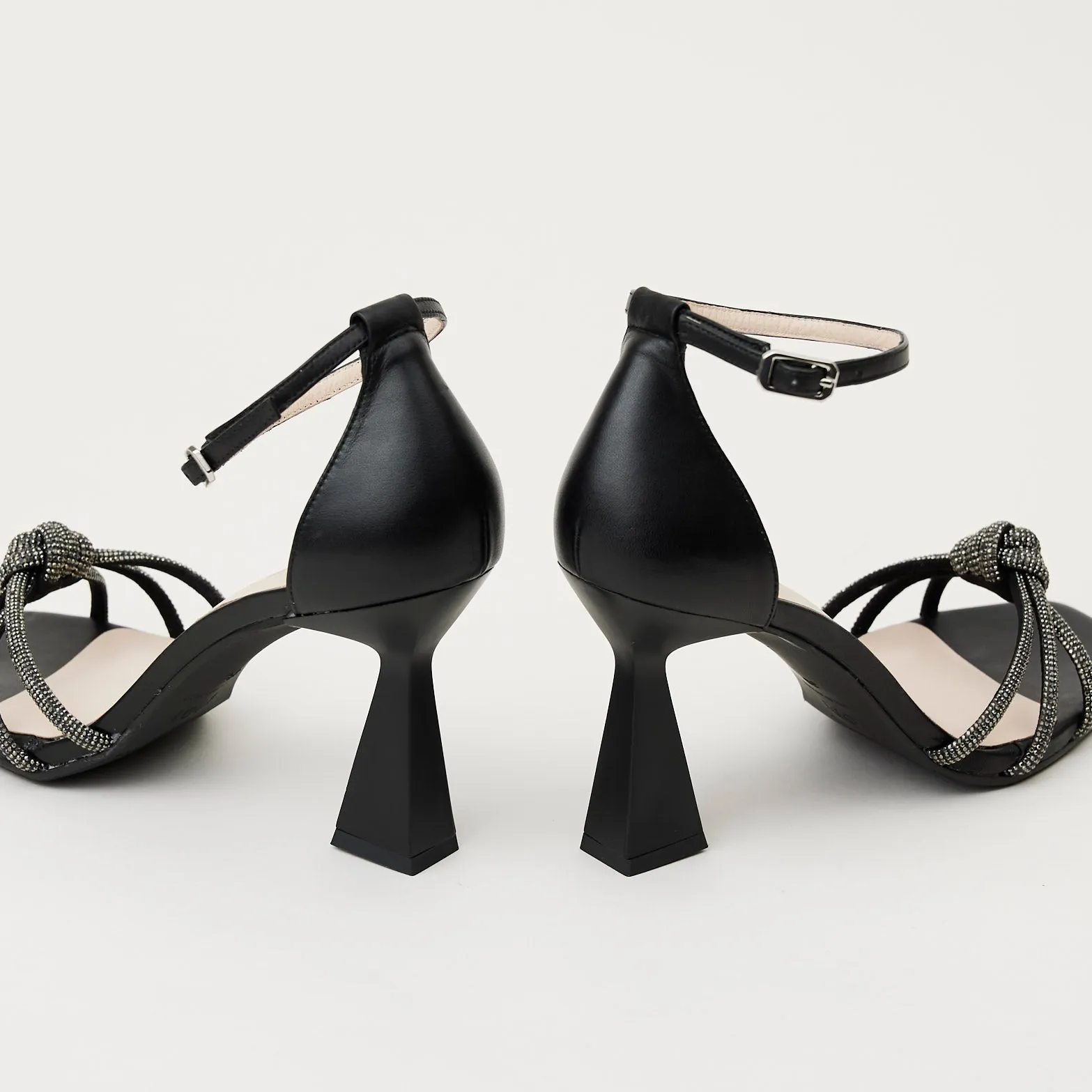 Lodi Black Leather Sandals