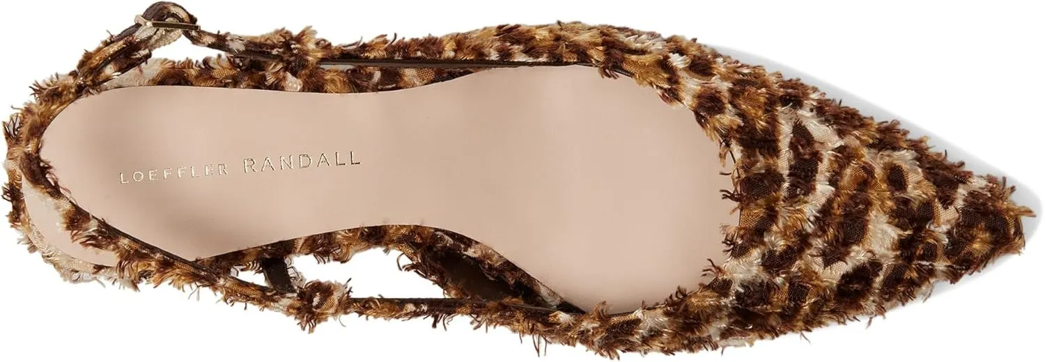 Loeffler Randall Women's Tyson Smocked Sling Back Kitten Heel Pump