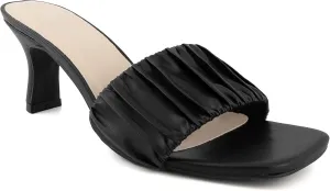 LONDON FOG Womens Leana Dress Sandal Womens comfort Heeled Sandals