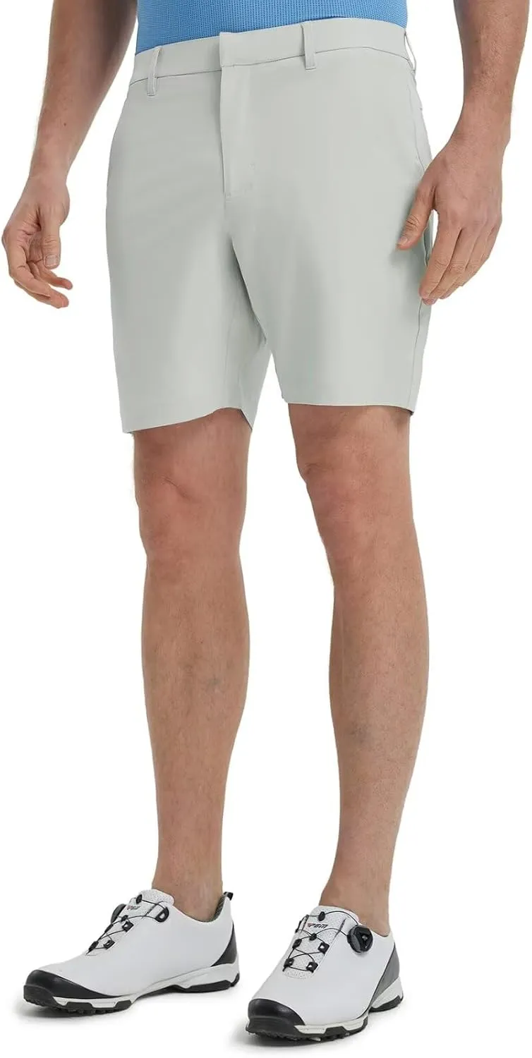 M MAELREG Mens Golf Shorts 7"/9" Lightweight Quick Dry Water-Resistant Stretch Waistband Flat Front Casual Mens Dress Shorts