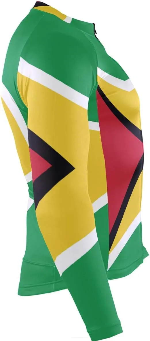 Maryland Flag Men's Cycling Jersey Long Sleeve Breathable Biking Shirts Gear Style