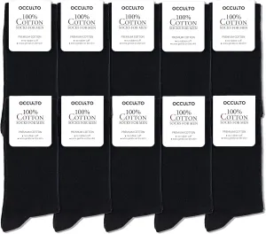 Men 100% Cotton Dress Socks Pack of 10 (model: Ingo)