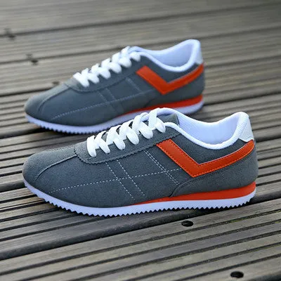 Men Breathable flock lace-up men vulcanize shoes