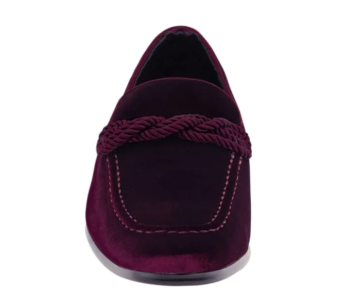 Men Dress Shoes-Esses Burgundy