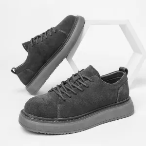 Men's British Retro Platform Board Breathable Low Sneakers
