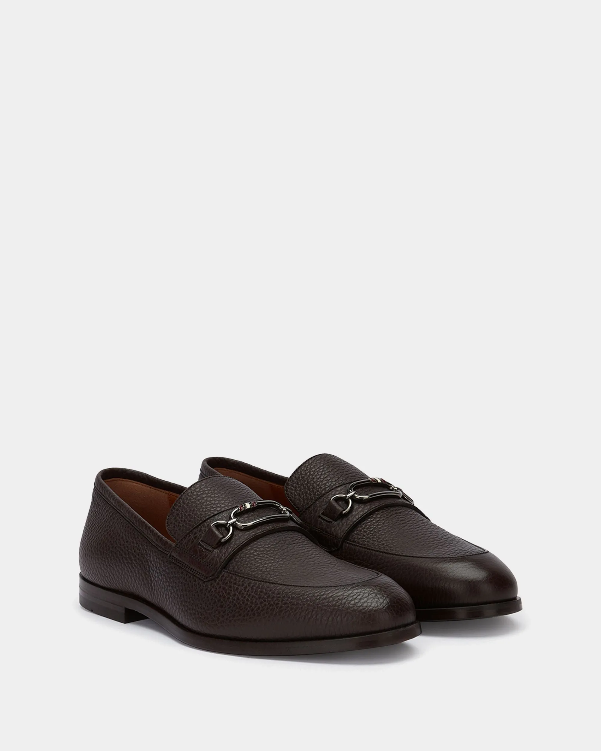 Men's Brown Leather Loafers