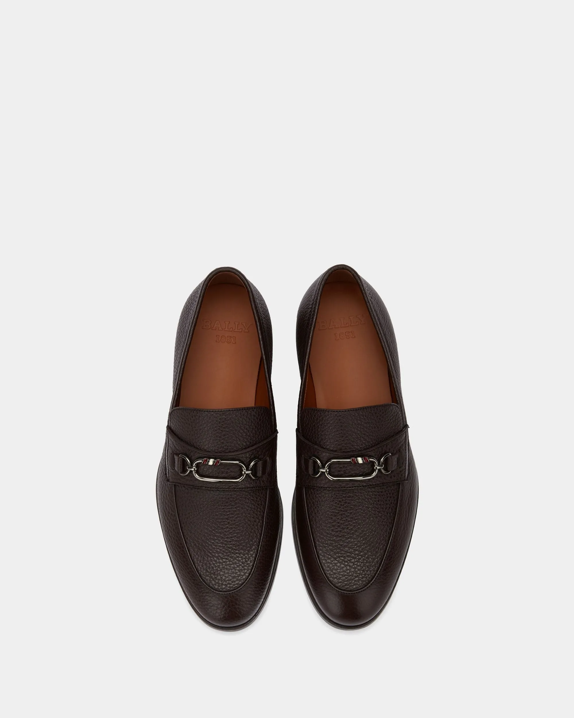Men's Brown Leather Loafers