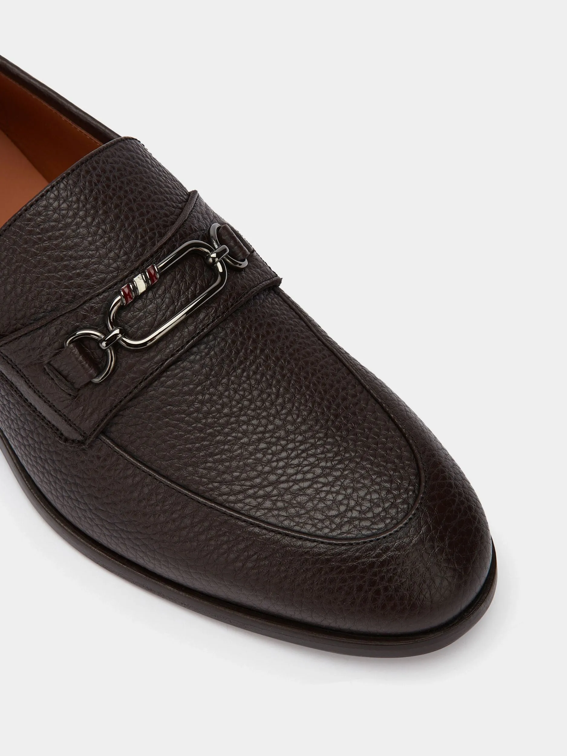 Men's Brown Leather Loafers