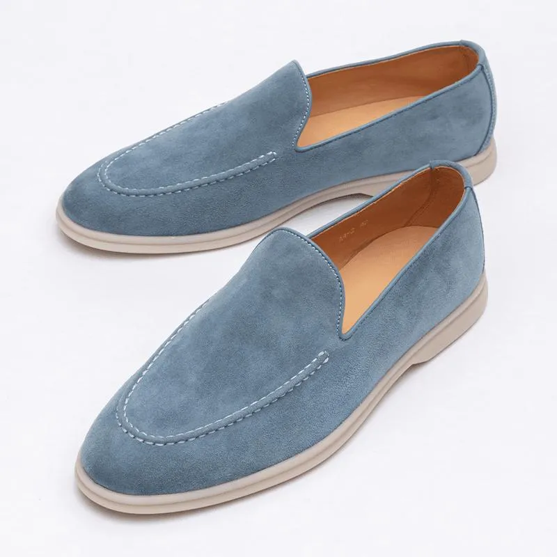 Men's flat-soled, lightweight, versatile, breathable, soft-soled loafers