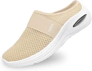 Mesh Sandals Women Casual Breathable Sneakers Fashion Slip on Walking Sandals Breathable Running Shoes