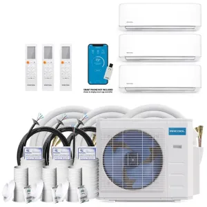 MRCOOL DIYM336HPW03C29 DIY Multi-Zone Series Ductless Heat Pump, White