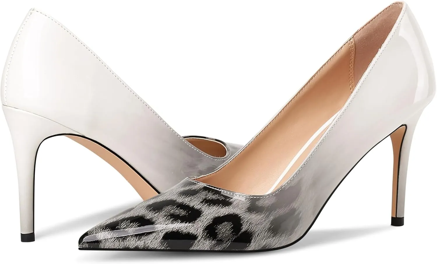 Multicolor Pumps for Women,Pointed-Toe High Heels Dress Wedding Office Pump Shoes