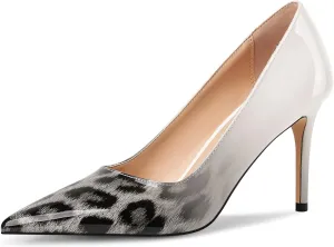 Multicolor Pumps for Women,Pointed-Toe High Heels Dress Wedding Office Pump Shoes