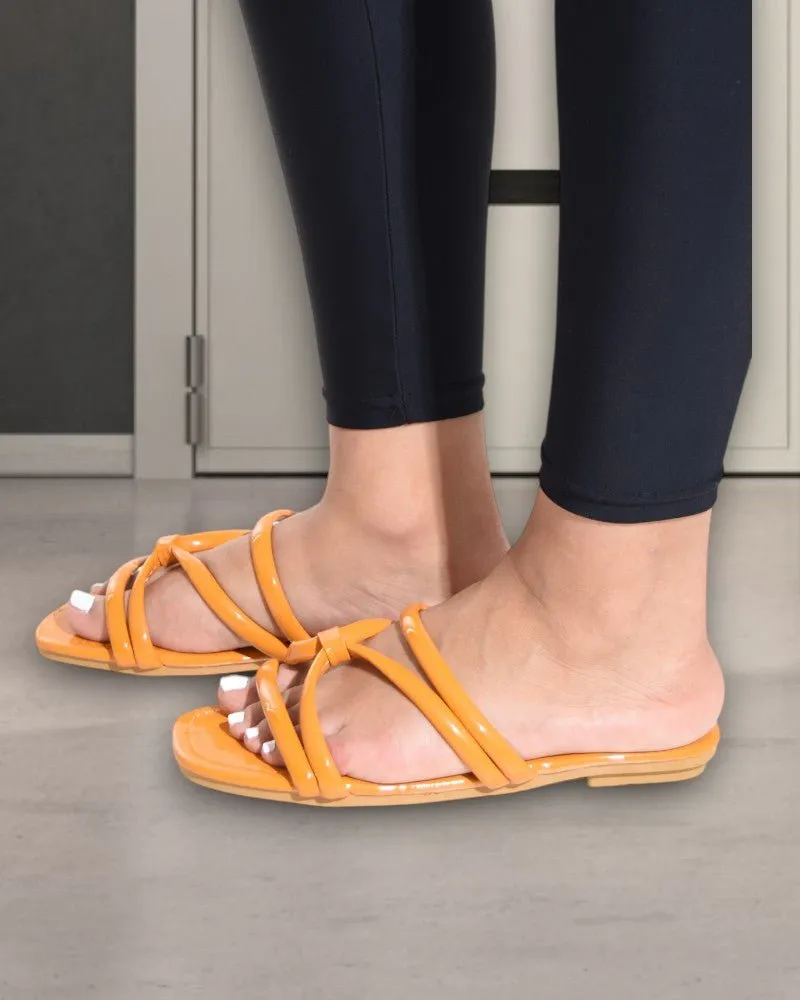 Mustard Slip On Sandal