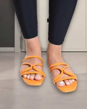 Mustard Slip On Sandal