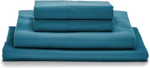 MyPillow Giza Dreams Bed Sheets, 100% Certified Giza Egyptian Cotton, Deep Pocket, Sateen Weave [King, Lake Blue]
