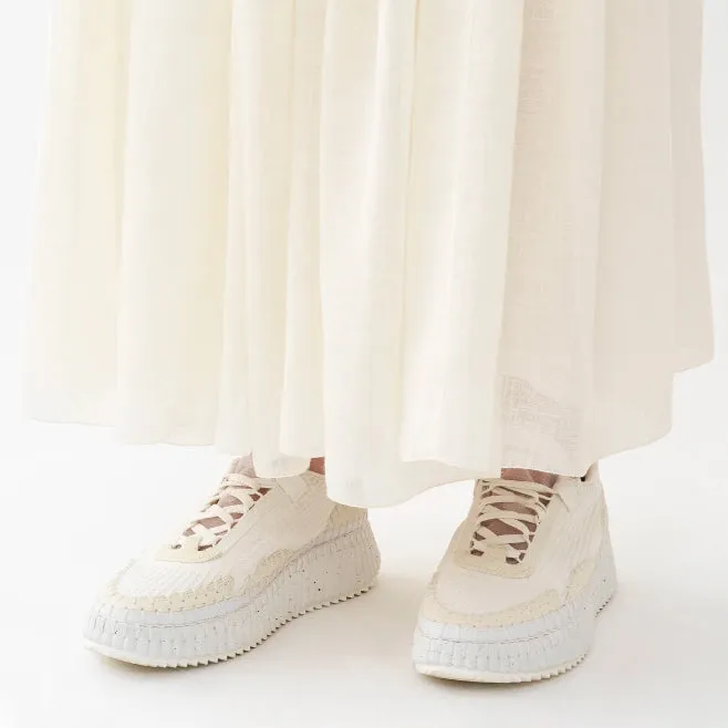 Nama white mesh sneakers