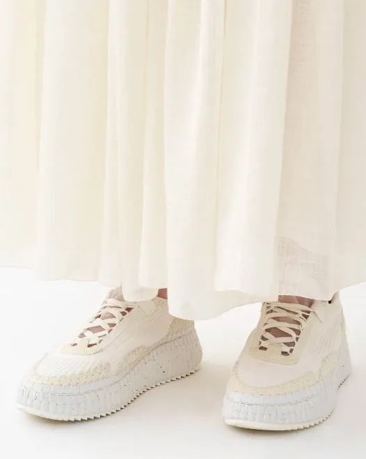 Nama white mesh sneakers